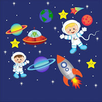 Тренировка юных космонавтов