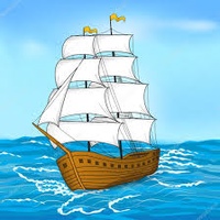 Аппликация на тему "Корабль"